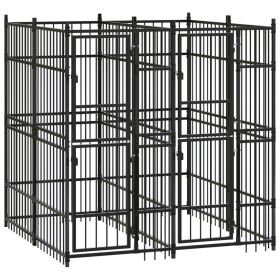Outdoor Dog Kennel Steel 39.7 ft² Outdoor Dog Kennel Steel 39.7 ft²